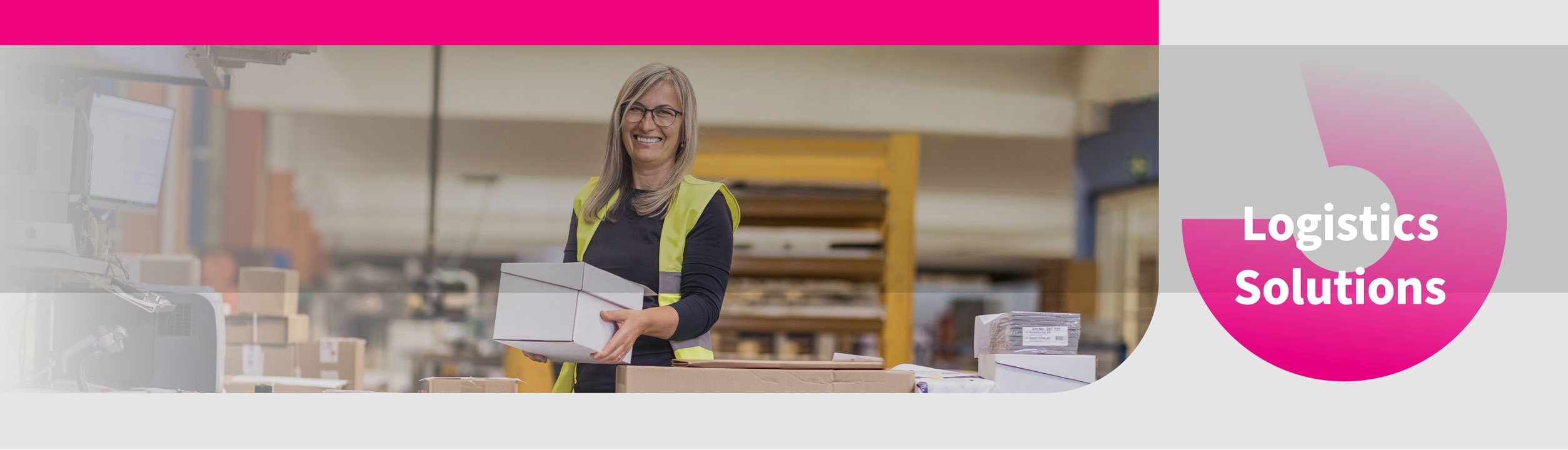 Banner Broschüre Logistics Solutions