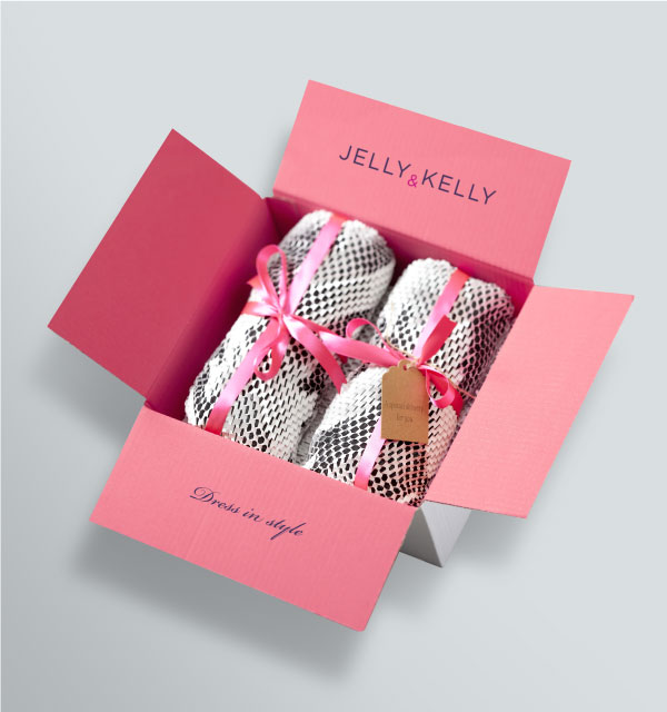 Exemple of branded packaging