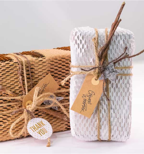 Innovative packaging with message tags