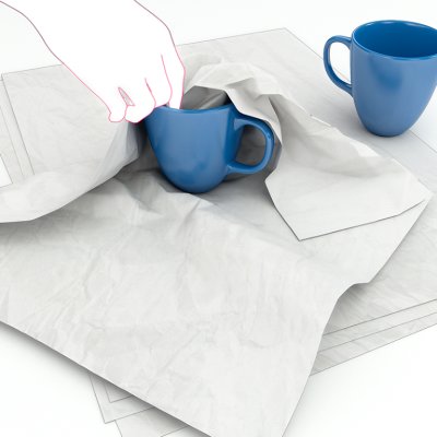 Packseidenpapier - Anwendung