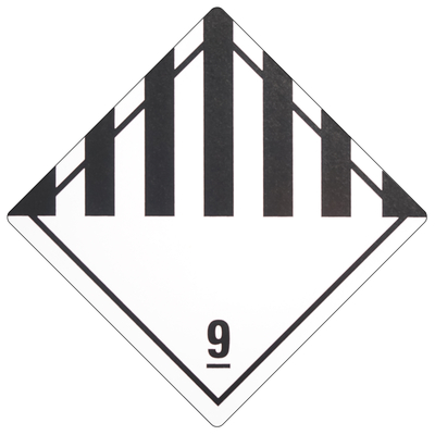 Gefahrgutetikette - Verschiedene gefährliche Stoffe und Gegenstände, Klasse 9 | Antalis CH