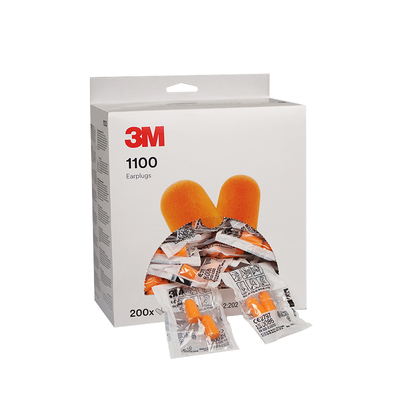 3M 1100 - Gehörschutzstöpsel, Schachtel zu 200 x 1 Paar | Antalis CH