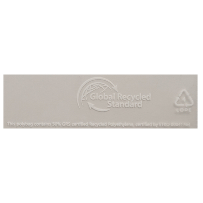Impression GRS sur sachet à fermeture par pression