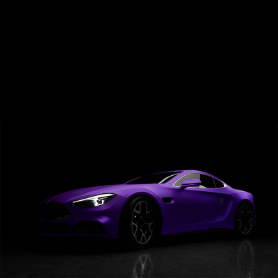 Arlon Premium Colour Change - image of application matt aluminium purple