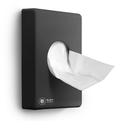 BlackSatino Hygienebeutelspender, schwarz, 331570 | Antalis CH