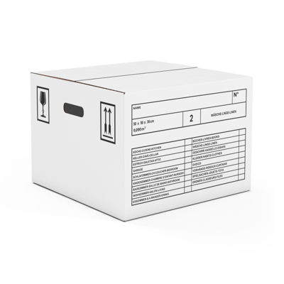 Umzugsbox Master'in Access, Wäschekarton, 486 x 486 x 328 mm | Antalis CH