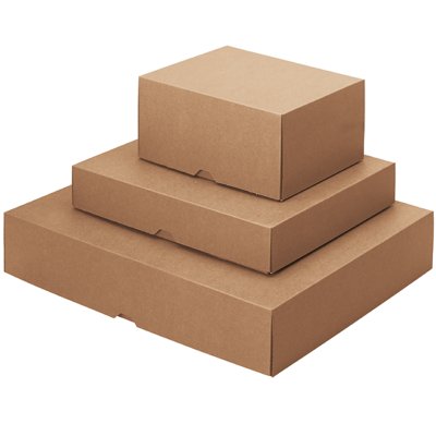 Stulpschachteln, braun - Premium