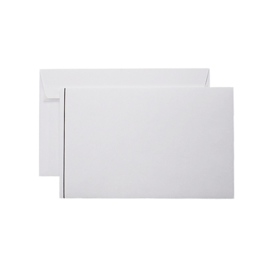 Enveloppe deuil Cadre noir