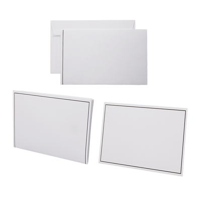 Trauerpapier Rahmen schwarz