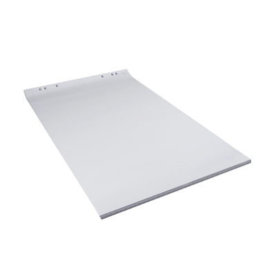 Flip Chart Block weiss Block zu 20 Blatt Winkelansicht liegend