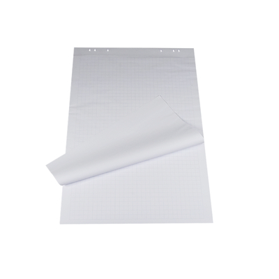 Flip Chart Block kariert weiss Block zu 50 Blatt Frontansicht liegend