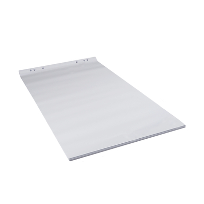 Flip Chart Block kariert weiss Block zu 20 Blatt Winkelansicht liegend