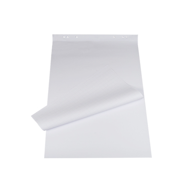 Flip Chart Block kariert weiss Block zu 20 Blatt Frontansicht liegend