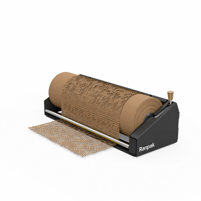 Geami Wrap 'n Go, modèle de table, avec papier kraft découpé | Antalis CH