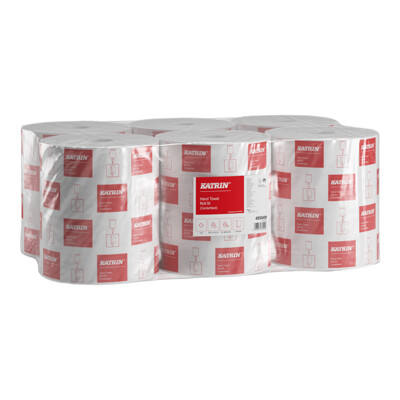Katrin Papier-Handtuchrollen, Hand towel M, Recycling, 1-lagig, Paket zu 6 Rollen, 485049 | Antalis CH