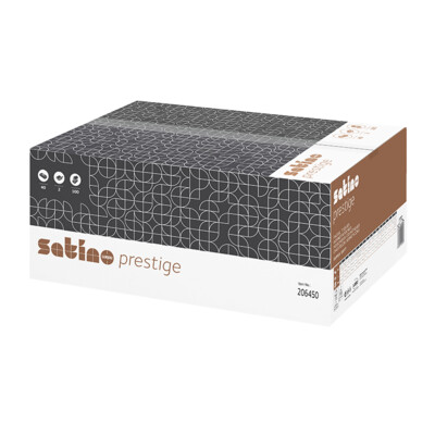 Kosmetiktücher Satino prestige, 100 % Zellstoff, 2-lagig, Umkarton 206450