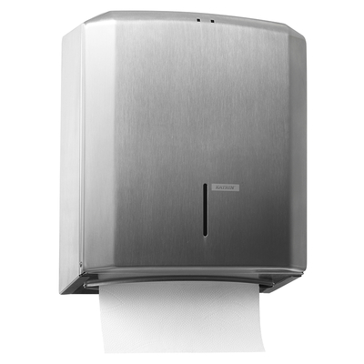 Katrin distributeur d'essuie-mains pliés M, acier inoxydable, 988366 | Antalis CH