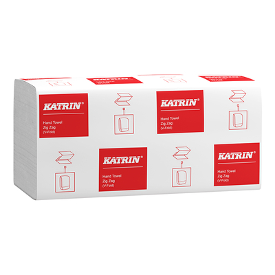 Katrin Falthandtücher, 100 % Recycling, V-Falz, 2-lagig, 229 x 232 mm, 100669 | Antalis CH