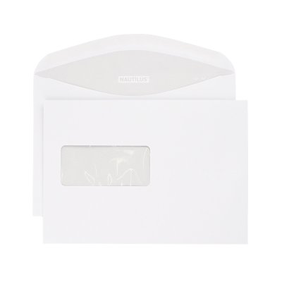 Nautilus SuperWhite C5 100gm2 gummiert Fenster links