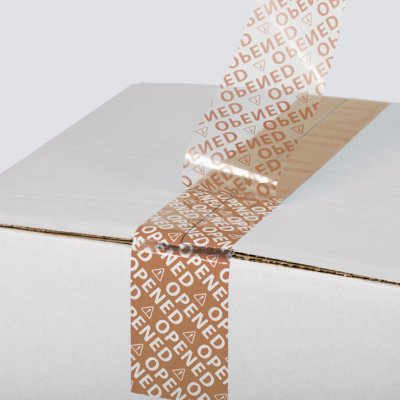 Ruban adhésif de sécurité - Security Tape, brun, au décollement | Antalis CH