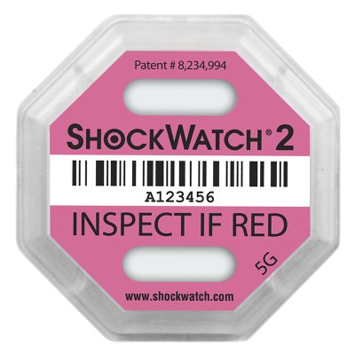 Stossindikator ShockWatch2 5g, pink