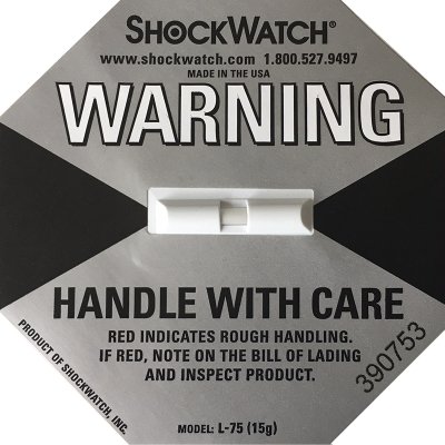 Stossindikator ShockWatch Label 15 g, grau