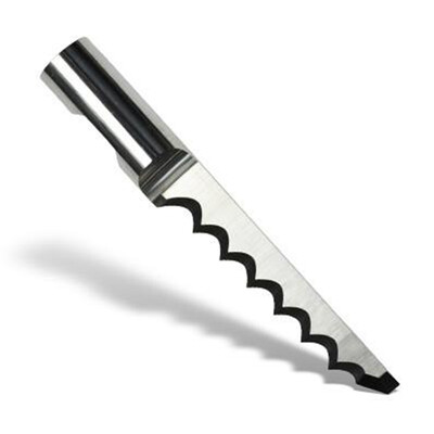 POT SERRATED FLAT POINT L27T1