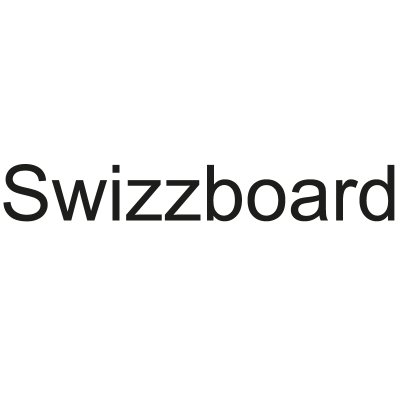 Swizzboard Rückseite weiss pigmentiert Logo