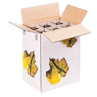 Weinflaschentransportkarton - Premium
