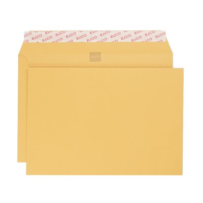 Jaune banque C5 120 gm2 patte autoadhésive sans fenêtre