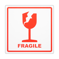 Warnetikette - Fragile/Glas (rot) | Antalis CH