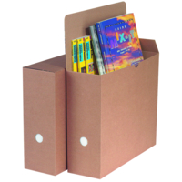 Archivboxen, braun