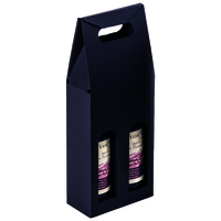 Weintrageverpackung, schwarz, 2 Flaschen 7 - 7.5 dl | Antalis CH