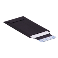 Brimail Mikrowell-Versandtasche, schwarz, mit Selbstklebeverschluss