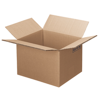Wellkarton-Faltboxe, braun, 2-wellig
