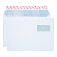 Elco premium C4 120gm2 patte autoadhésive fenêtre à droite