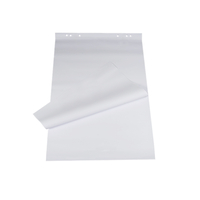Flip Chart Block weiss Block zu 20 Blatt Frontansicht liegend