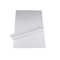Flip Chart Block kariert weiss Block zu 50 Blatt Frontansicht liegend