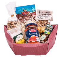 Geschenkkorb bordeaux Anwendung