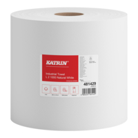 Katrin Papierputzrolle Maxi, weiss, Recycling, 2-lagig, 220 x 380 mm, 1000 Blatt, 481429 | Antalis CH
