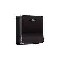 Satino Hyginity Falthandtuchspender S, schwarz, 333403 (V+C-Falz) | Antalis CH