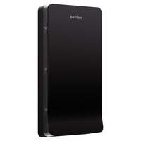 Satino Hyginity Falthandtuchspender Interfold XL, schwarz, 333409 (W+Z-Falz) | Antalis CH