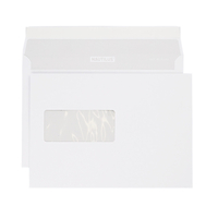 Nautilus SuperWhite C5 100gm2 Haftklebestreifen Fenster links