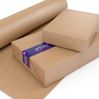 Kronenpapier, braun, einseitig glatt, enggestreift | Antalis CH