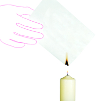 Schwer entflammbares Papier