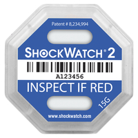 Stossindikator ShockWatch2 15g, blau