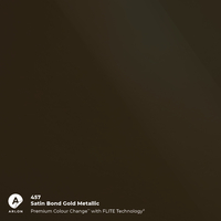 Arlon PCC full color - 457 satin Bond Gold metal