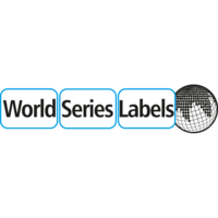 World Series Labels White permanent Logo