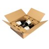 Carton pour bouteilles de vin Vino Pac Economy, brun, 3 bouteilles de 7 dl - 1 l