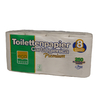 Toilettenpapier, 100 % Recycling, 3-lagig, 93 x 110 mm, 250 Blatt, Paket zu 8 Rollen | Antalis CH
